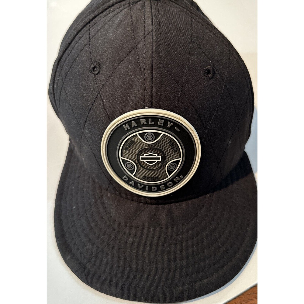 Harley Davidson 59Fifty 7 3/8 Large Hat Cap Black